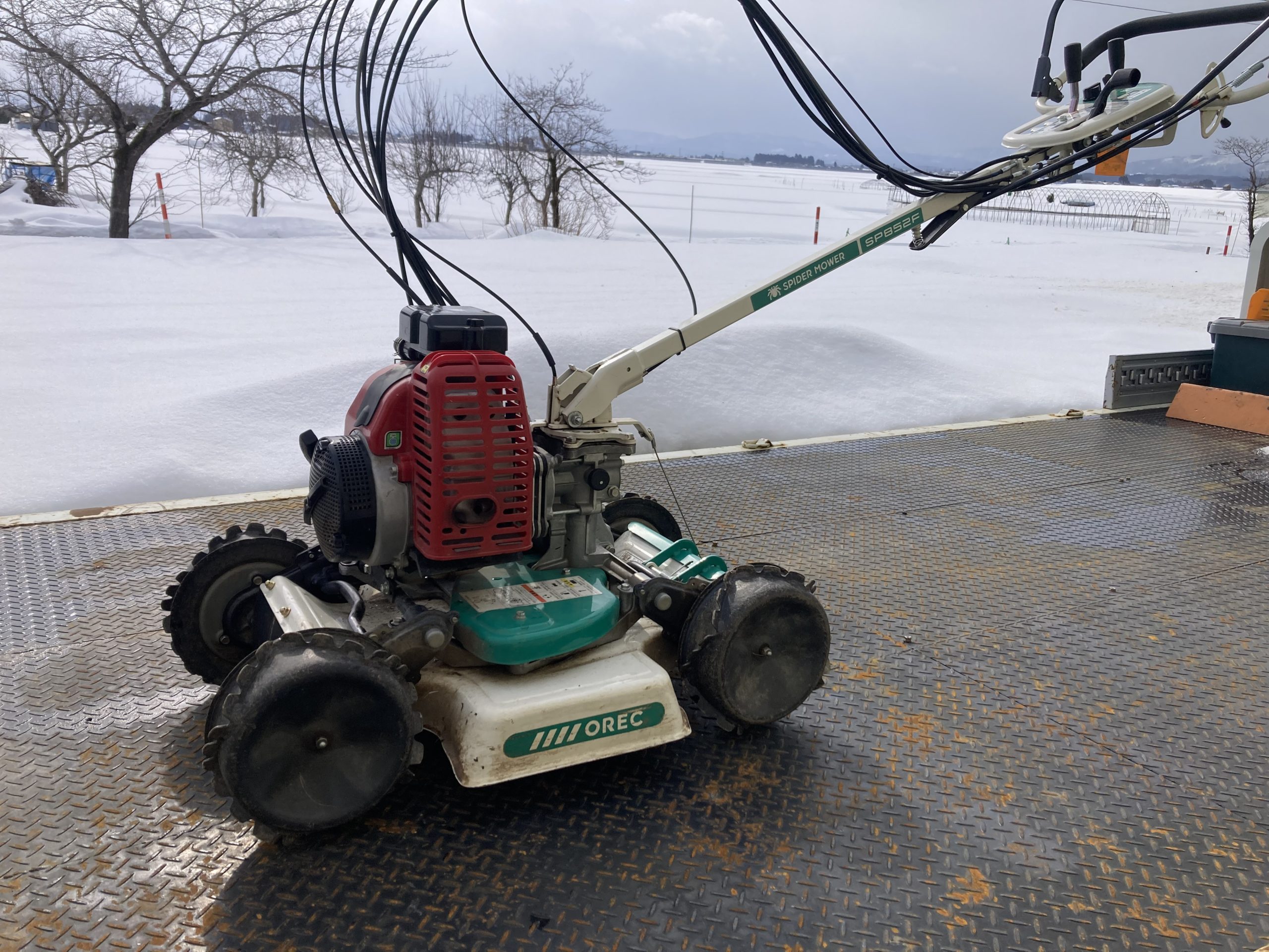 オーレックのスパイダーモア・SP852Fを買取して来ました（秋田県由利